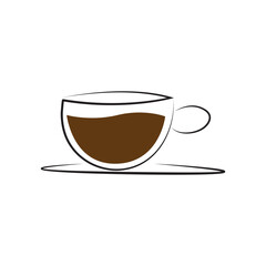 coffee cup icon, coffee mug design, hot drink espresso