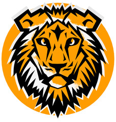 lion tete animal dessin