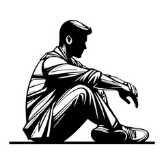 Seated Figure Resting