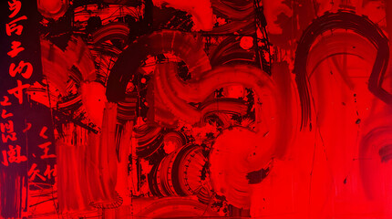 A dark, black and deep red gradient background with subtle glowing effects. Use as wallpaper or graphic resource