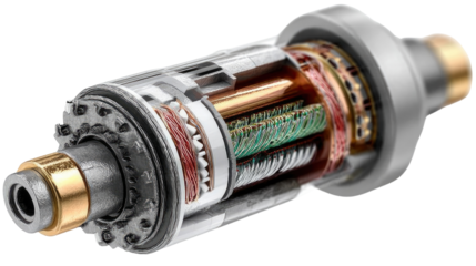 Technological marvel: A cutaway view reveals the intricate components of a cutting-edge technological device, highlighting its sophisticated engineering and innovation.