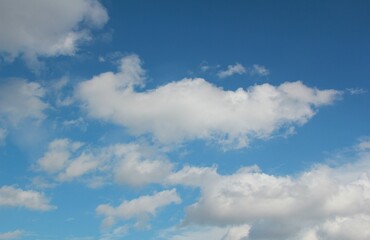 Blue sky and white clouds