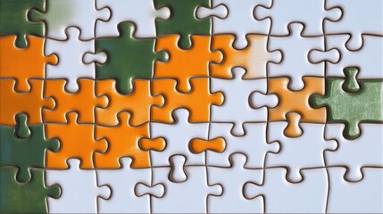 Interlocking Jigsaw Segments Connecting Vividly Creating Completeness and Solving Problems with Complex Puzzles for Strategy