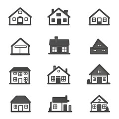 Fototapeta premium House, Home icons set. Home sign. Vector illustration --v 6.1 --s 750 --raw