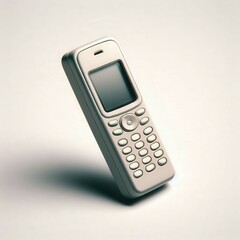 Clean Flip Cellphone from Early 2000s Without Labels or Numbers