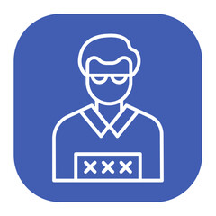 Criminal Male Icon
