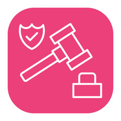 Legal Action Icon
