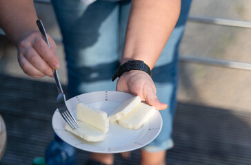 A Delicious Plate of Creamy Butter is Perfectly Prepared and Ready to Serve Up for Enjoyment