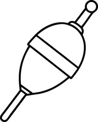 fishing floats glyph icon © IshratJahan