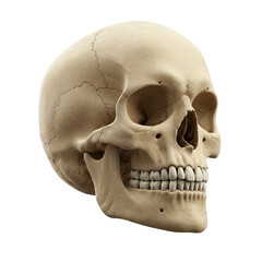 Obraz premium Skull isolated on transparent or white background, png