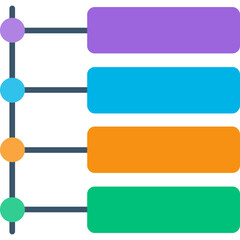 Obraz premium Diagram Infographics Icon