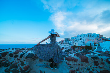 ギリシャのミコノス島の風景