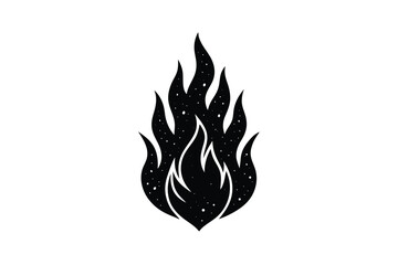 vector illustration of a fire