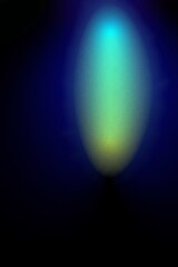 Bright deep blue green yellow neon gradient abstract background. colorful blurred space-like texture. grainy noise effect. ethereal cosmic design. glowing mystical aura shine.