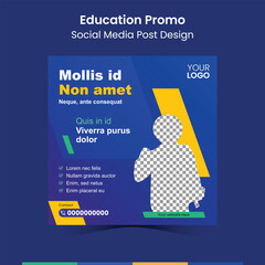 Education Promo Social Media Post Design