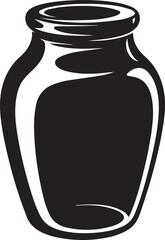 Jar Icon Silhouettes | Flat Kitchen Container Vector Art