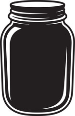 Jar Icon Silhouettes | Flat Kitchen Container Vector Art