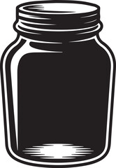 Jar Icon Silhouettes | Flat Kitchen Container Vector Art