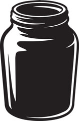 Jar Icon Silhouettes | Flat Kitchen Container Vector Art