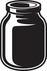 Jar Icon Silhouettes | Flat Kitchen Container Vector Art