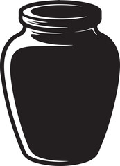 Jar Icon Silhouettes | Flat Kitchen Container Vector Art