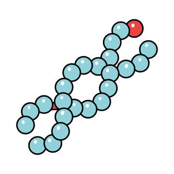 Molecular Chain Glow DNA Icon