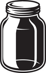 Jar Icon Silhouettes | Flat Kitchen Container Vector Art