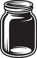Jar Icon Silhouettes | Flat Kitchen Container Vector Art