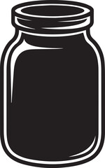Jar Icon Silhouettes | Flat Kitchen Container Vector Art