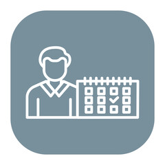 Obraz premium Event Organizer Icon