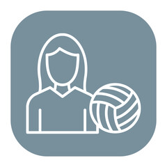 Lady Player Icon