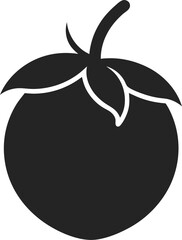 Bacuri Fruit icon Silhouette vector on transparent background