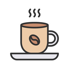 Espresso icon vector image. Suitable for mobile apps, web apps and print media.