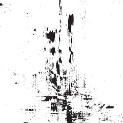 Abstract black splatters create a dynamic textured vertical composition.