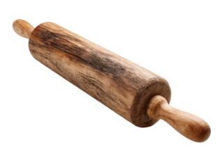 Wooden rolling pin for baking and cooking purposes
