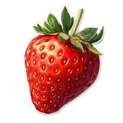 Strawberry colored icon. Vector --v 6.1 --s 750 --raw