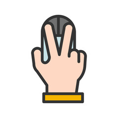 Using Mouse icon vector image. Suitable for mobile apps, web apps and print media.