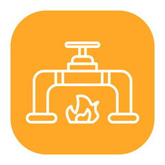 Gas Pipeline Icon