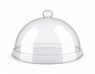 Obraz premium Clear Plastic Dome Cover For Food Display