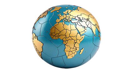 Globe represents economic growth and highlights inequality present across different regions. It serves as reminder of our interconnected world