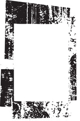 Obraz premium A distressed textured frame with jagged edges.