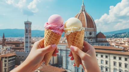 Sweet treats and italian architecture combine for a delightful experience
