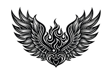 heart with wings