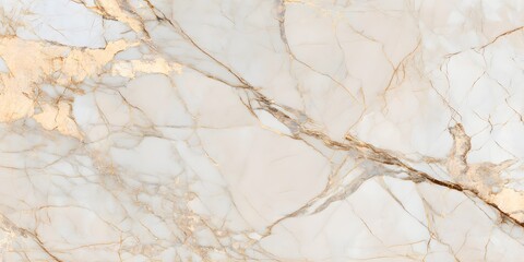 Fototapeta premium Elegant Off-White Marble Texture with Champagne Gold Veins High-Resolution Background Image