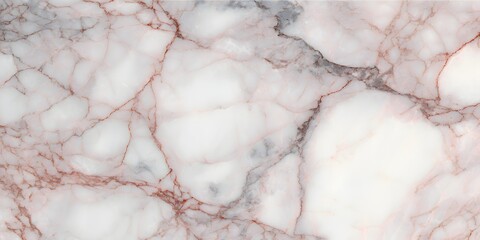 Milky White Marble Texture with Rose and Gray Veins High-Resolution Background Image