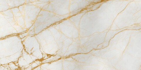Fototapeta premium Elegant White Marble Texture with Golden Veins High-Resolution Background Image