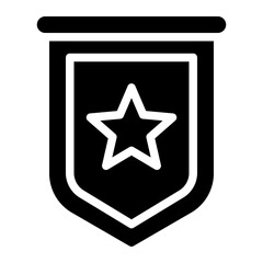 flag glyph icon