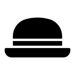 hat glyph icon