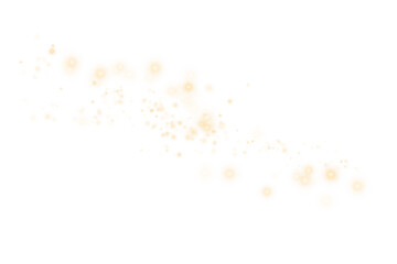 Radiant Golden Particles for Creating a Magical Atmosphere.