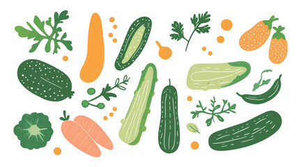 Cucumber Vector Illustration &ndash; Fresh and Crisp Cucumber Graphic Design